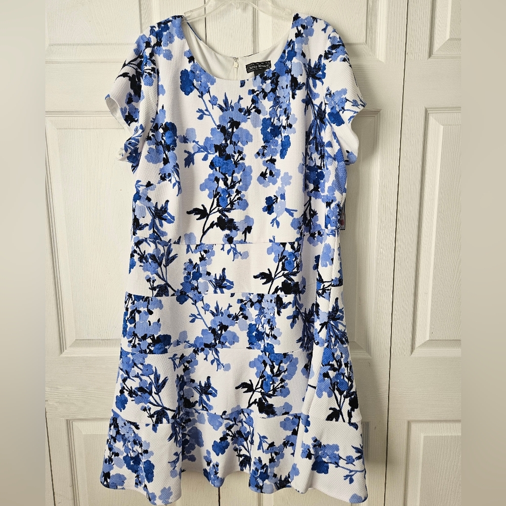 Sz 24w Jessica Howard tiered A line dress New
